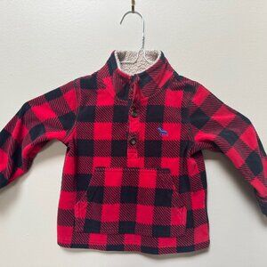 Carter’s 2T Buffalo Check Fleece Pullover